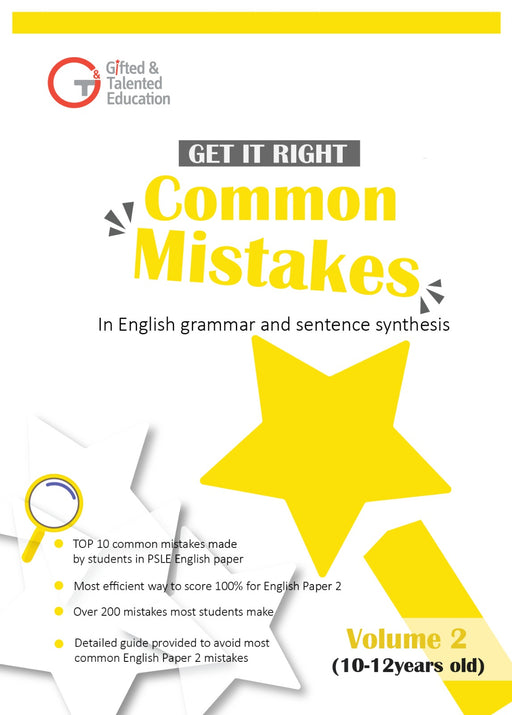 PSLE English Common Mistakes Volume 2