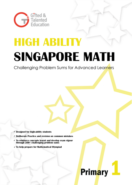 High-Ability Singapore Math Primary 1