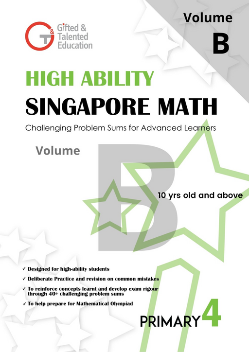 Primary 4 High-Ability Singapore Math Volume B