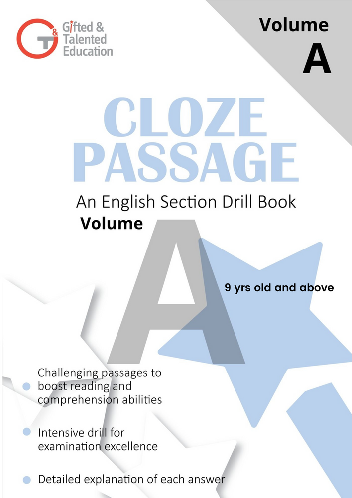 Cloze Passage Volume A