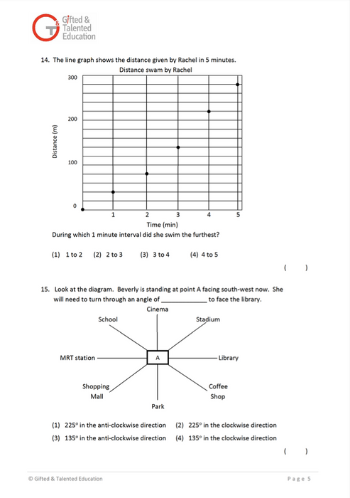 P4 Math Exam Set B