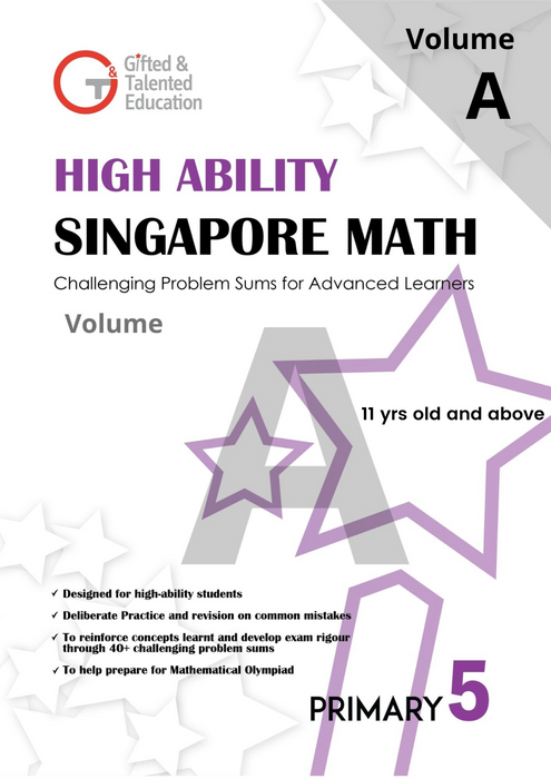 Primary 5 High-Ability Singapore Math Volume A