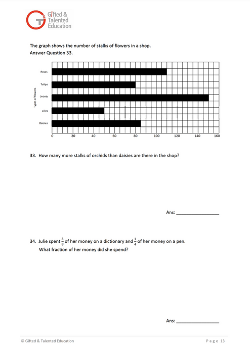 P3 Math Exam Set B