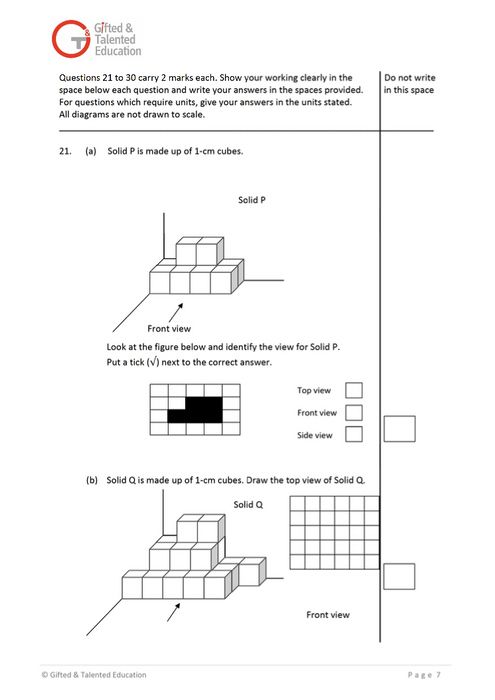 P5 Math Exam Set B