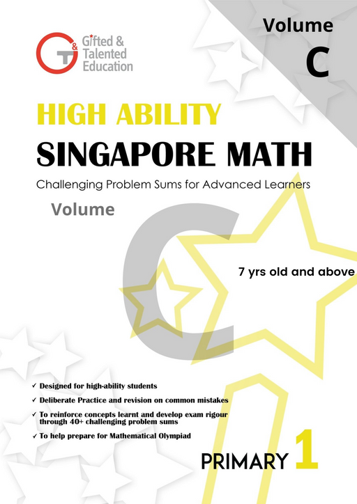 Primary 1 High-Ability Singapore Math Volume C