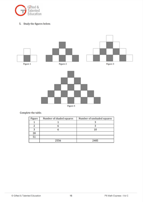 Primary 6 Express IB / IGCSE Singapore Math Volume C