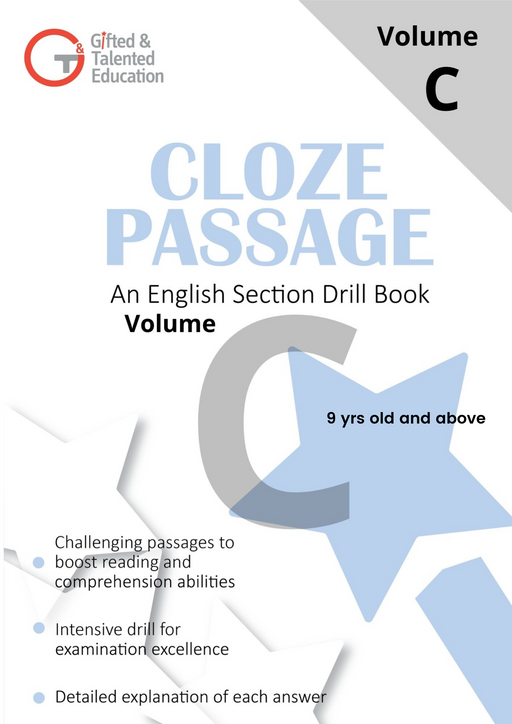 Cloze Passage Volume C