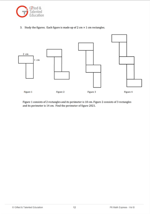 Primary 6 Express IB / IGCSE Singapore Math Volume B