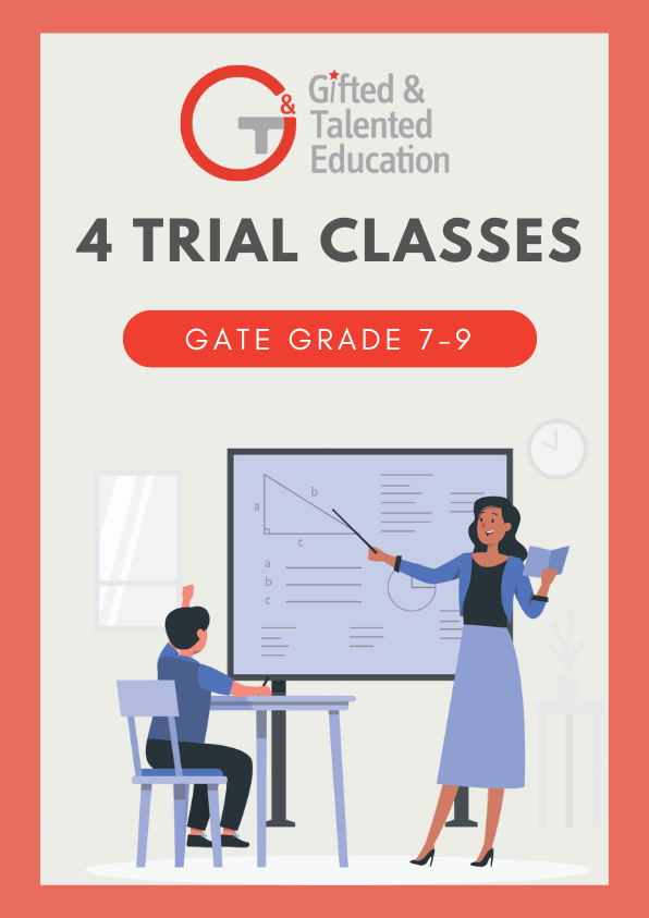 4 Trial Classes (GATE Grade 7-9)