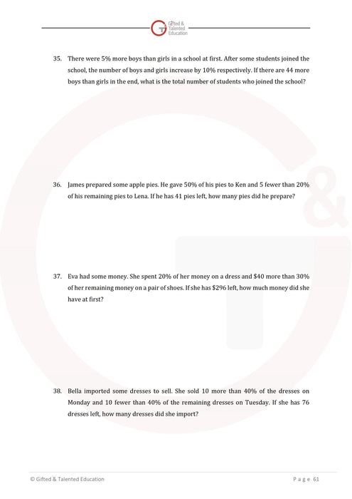 Express IB/IGCSE Math/ PSLE Math drill (Pri 5) Vol 1