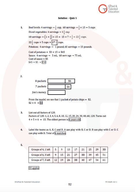 *Coming soon* High-Ability Singapore Math Primary 3 (Volume 1)