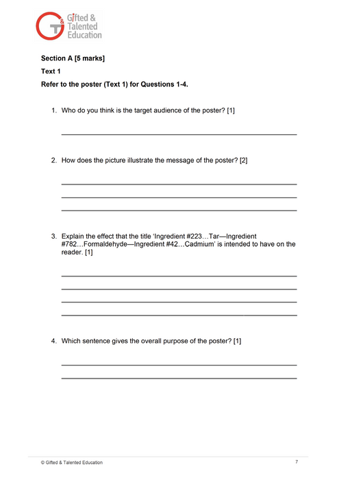 *Coming soon* Singapore Top Schools Exam Series- English (Secondary 2)