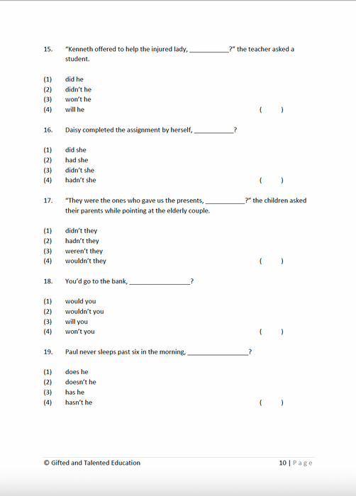 PSLE English Common Mistake Volume 1