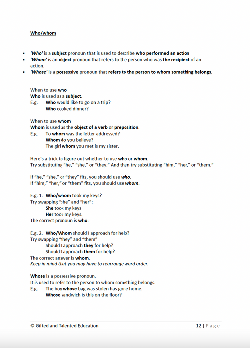 PSLE English Common Mistake Volume 1