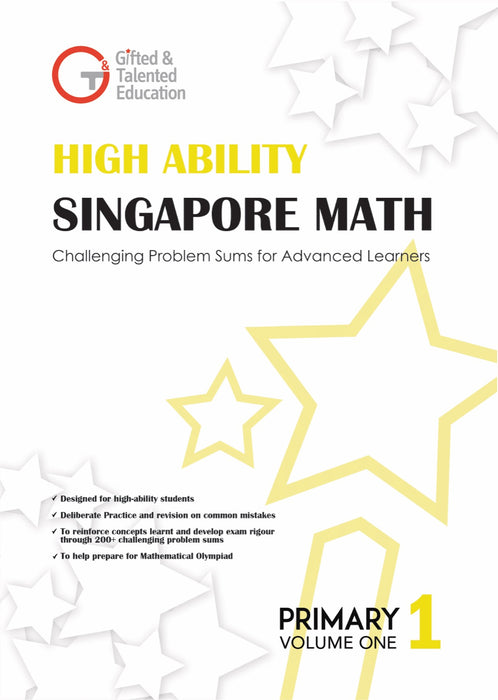 *Coming soon* High-Ability Singapore Math Primary 1 (Volume 1)