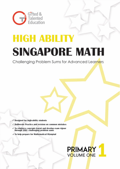 *Coming soon* High-Ability Singapore Math Primary 1 (Volume 1)