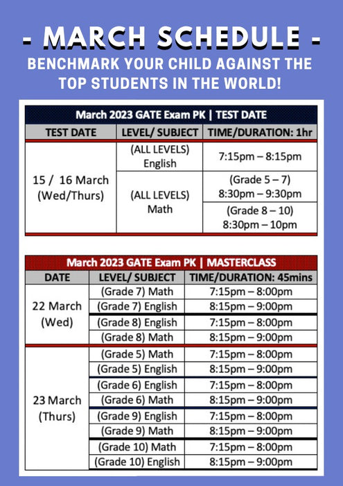 Exam PK (Mar 2023)