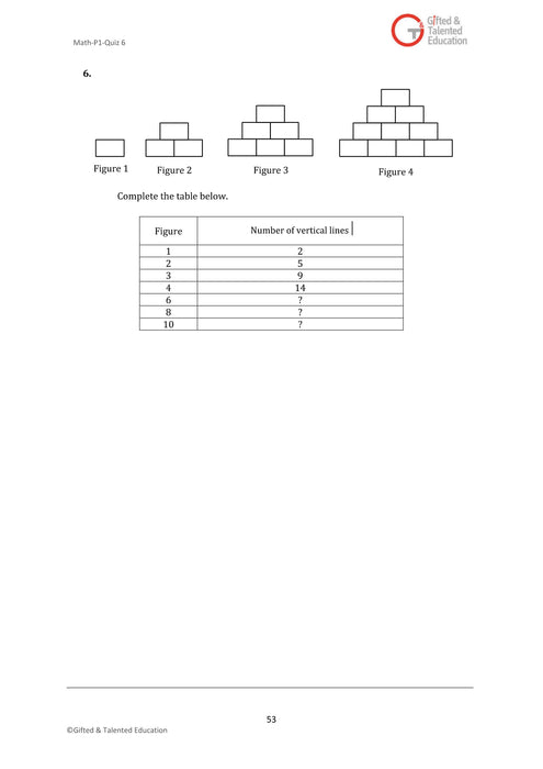 High-Ability Singapore Math Primary 1