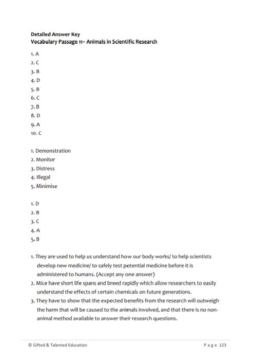 Vocabulary Builder Vol 1 (Context Based)